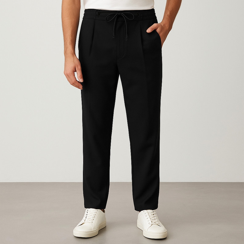 شلوار معمولی مردانه زی سا مدل 1001 رنگ مشکی